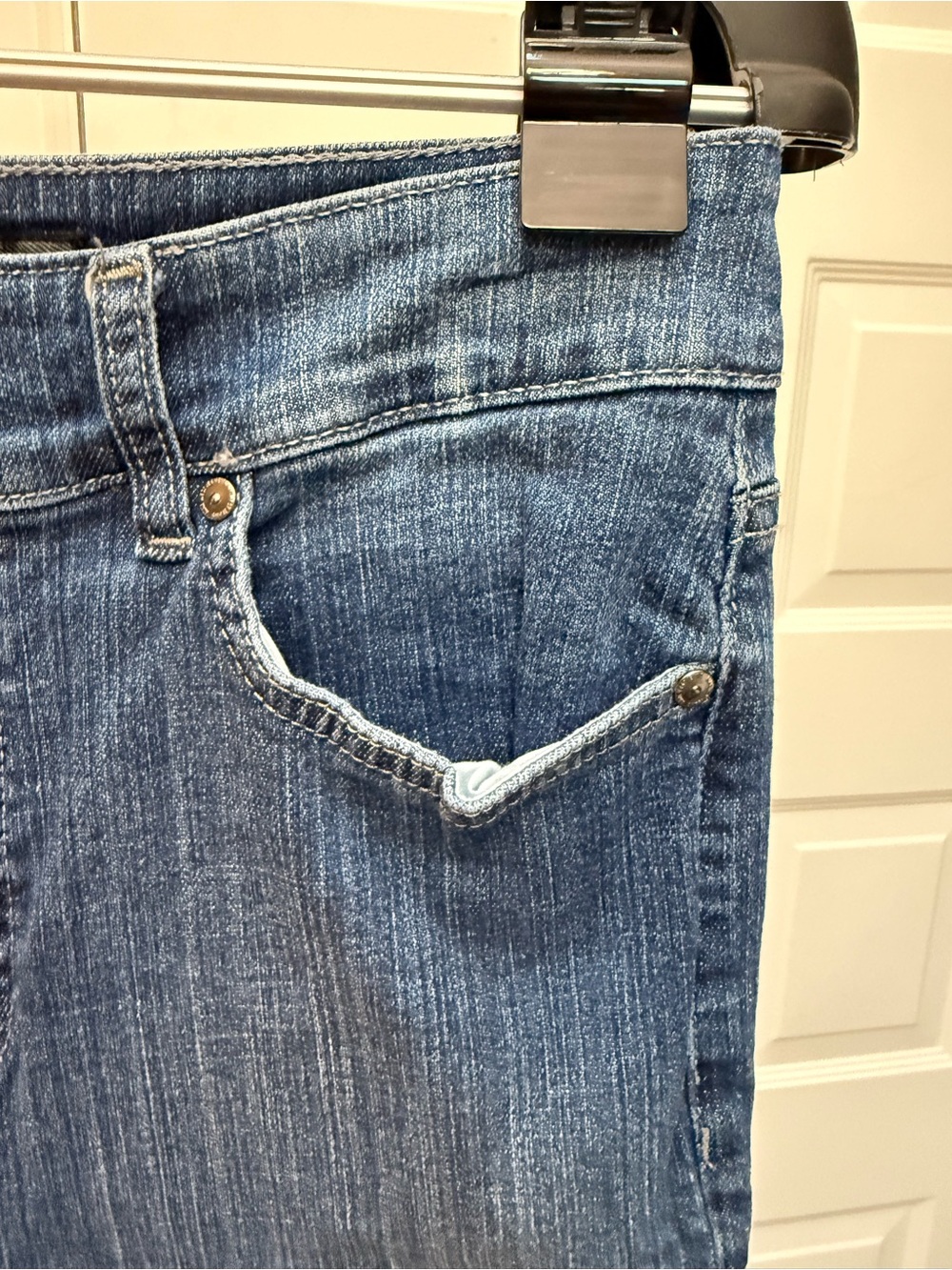 Nine West Women's Blue Straight-Leg Jeans - Picture 2 of 10